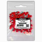 Kit Terminal Pré-isolado Tubular Duplo 1mm² | Vermelho | 100